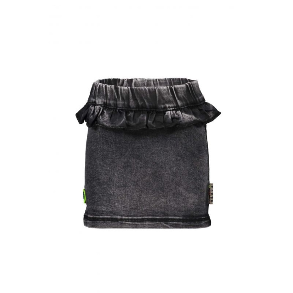 B.Nosy Black Denim Skirt